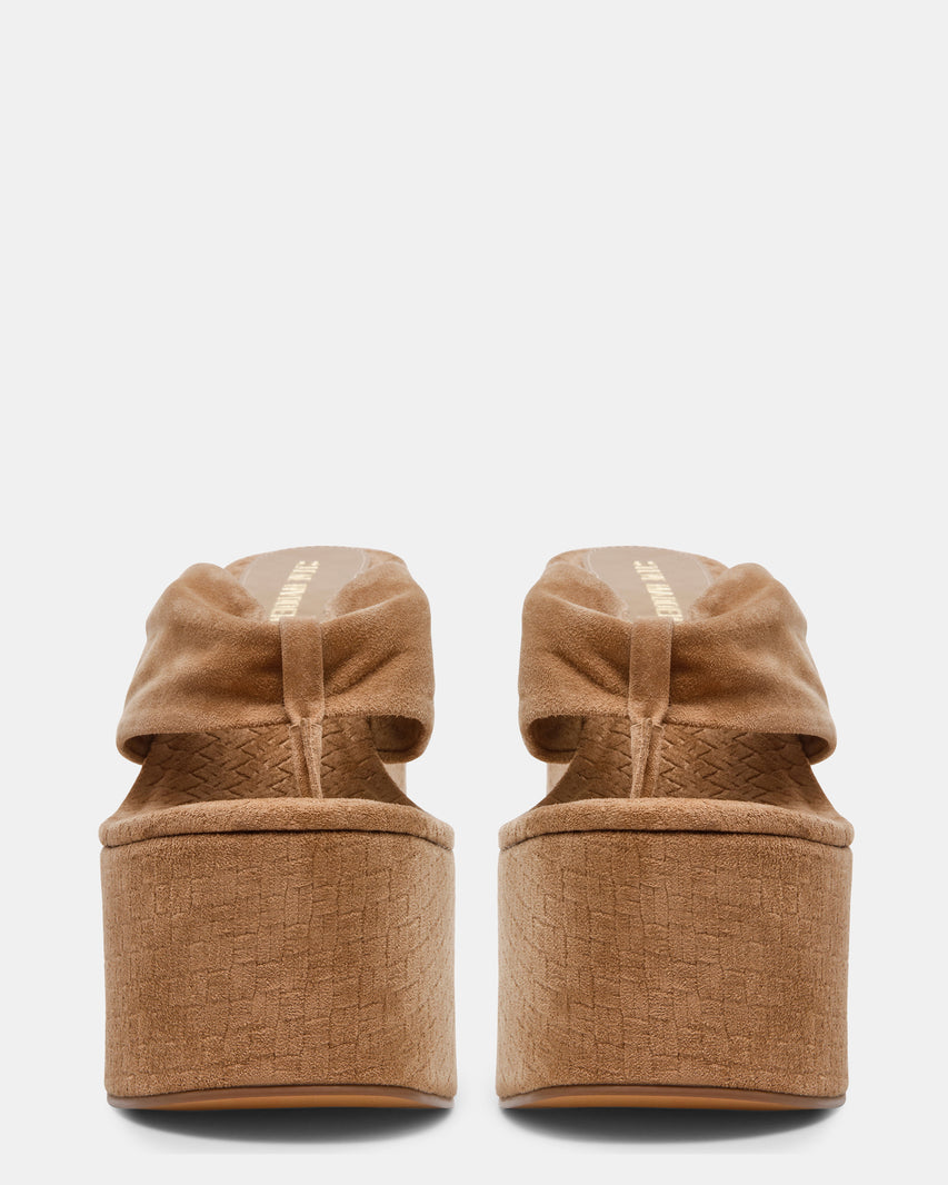 SAUCY TAUPE SUEDE - Women's Shoes - Steve Madden Canada - view 3