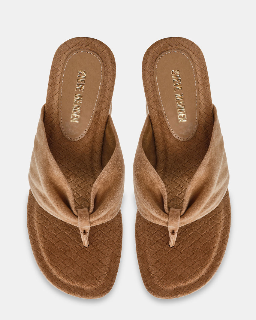 SAUCY TAUPE SUEDE - Women's Shoes - Steve Madden Canada - view 4