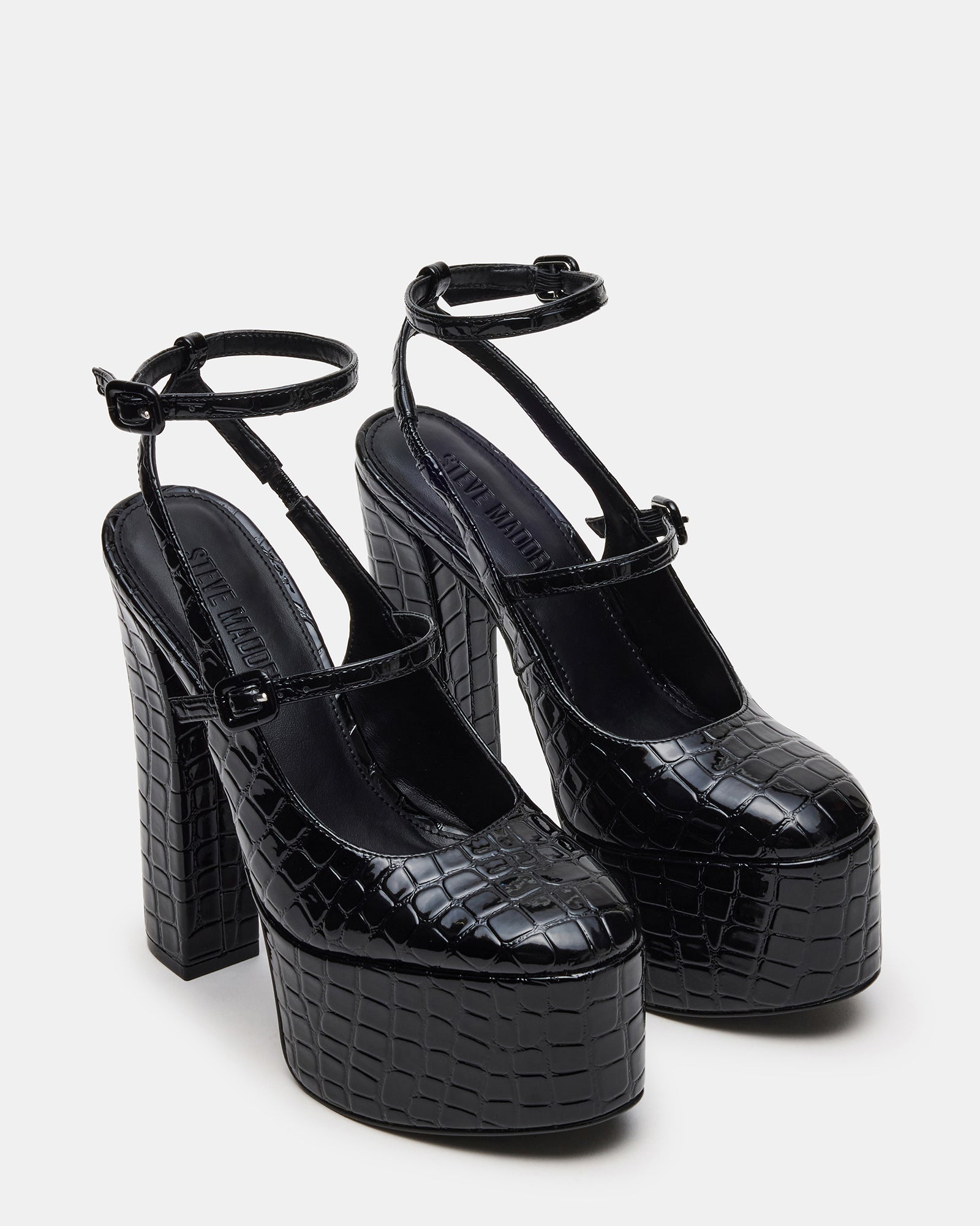 SCOTLYN BLACK EXOTIC - Women's Shoes - Steve Madden Canada - view 2