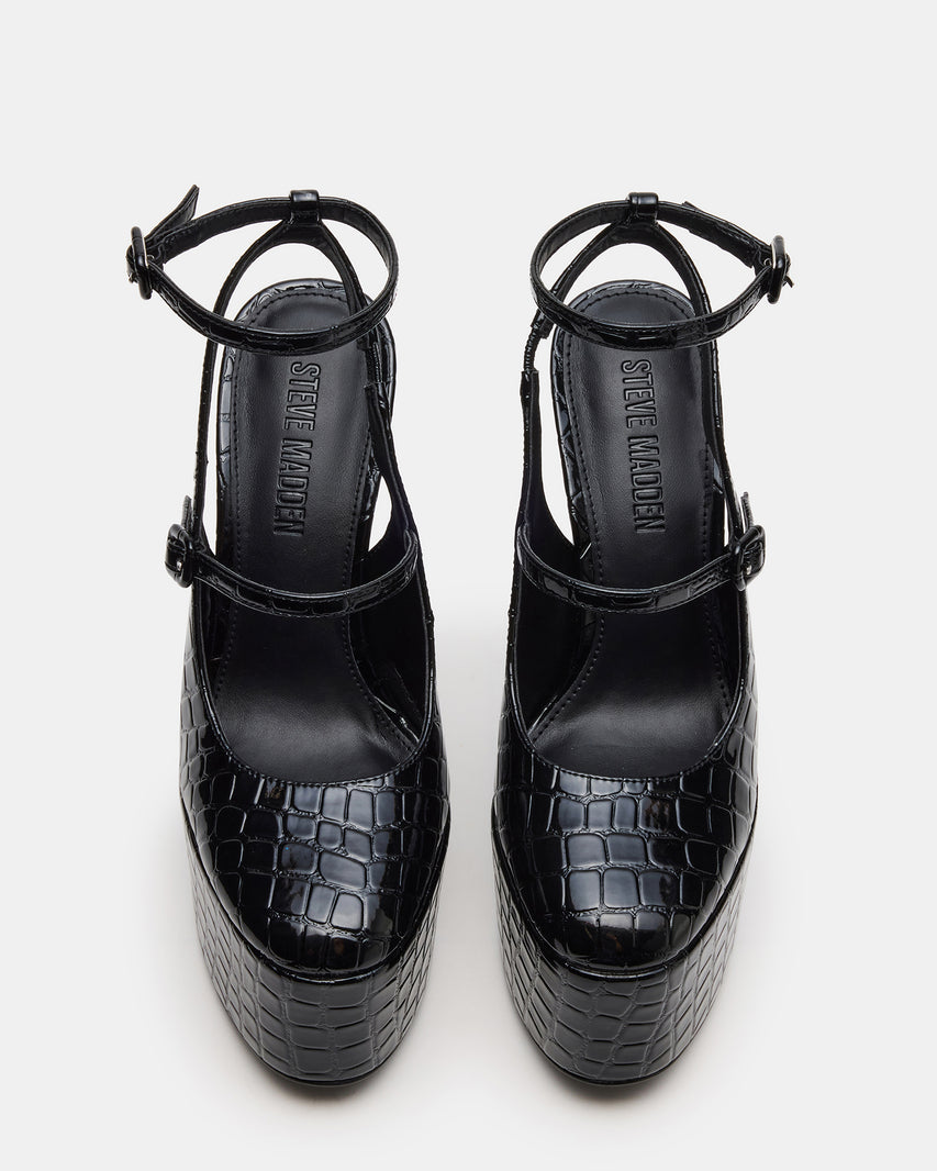 SCOTLYN BLACK EXOTIC - Women's Shoes - Steve Madden Canada - view 4