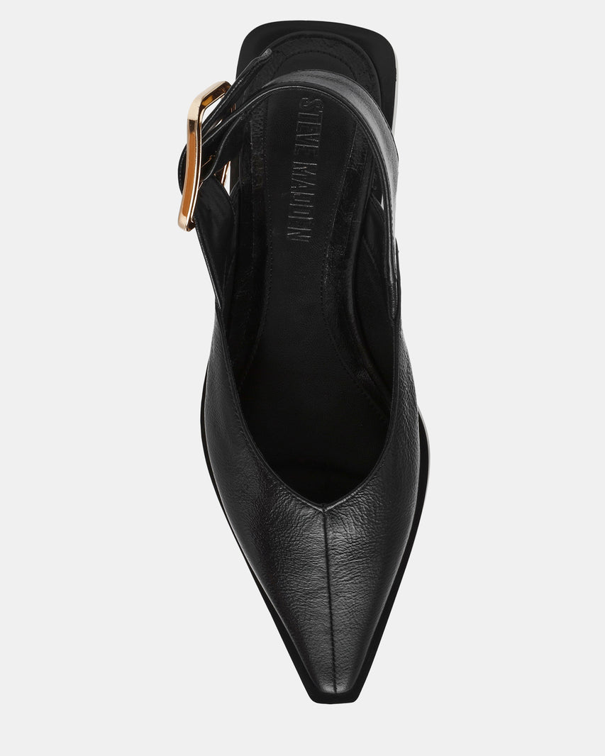 SHAY BLACK LEATHER - Women's Shoes - Steve Madden Canada - view 6