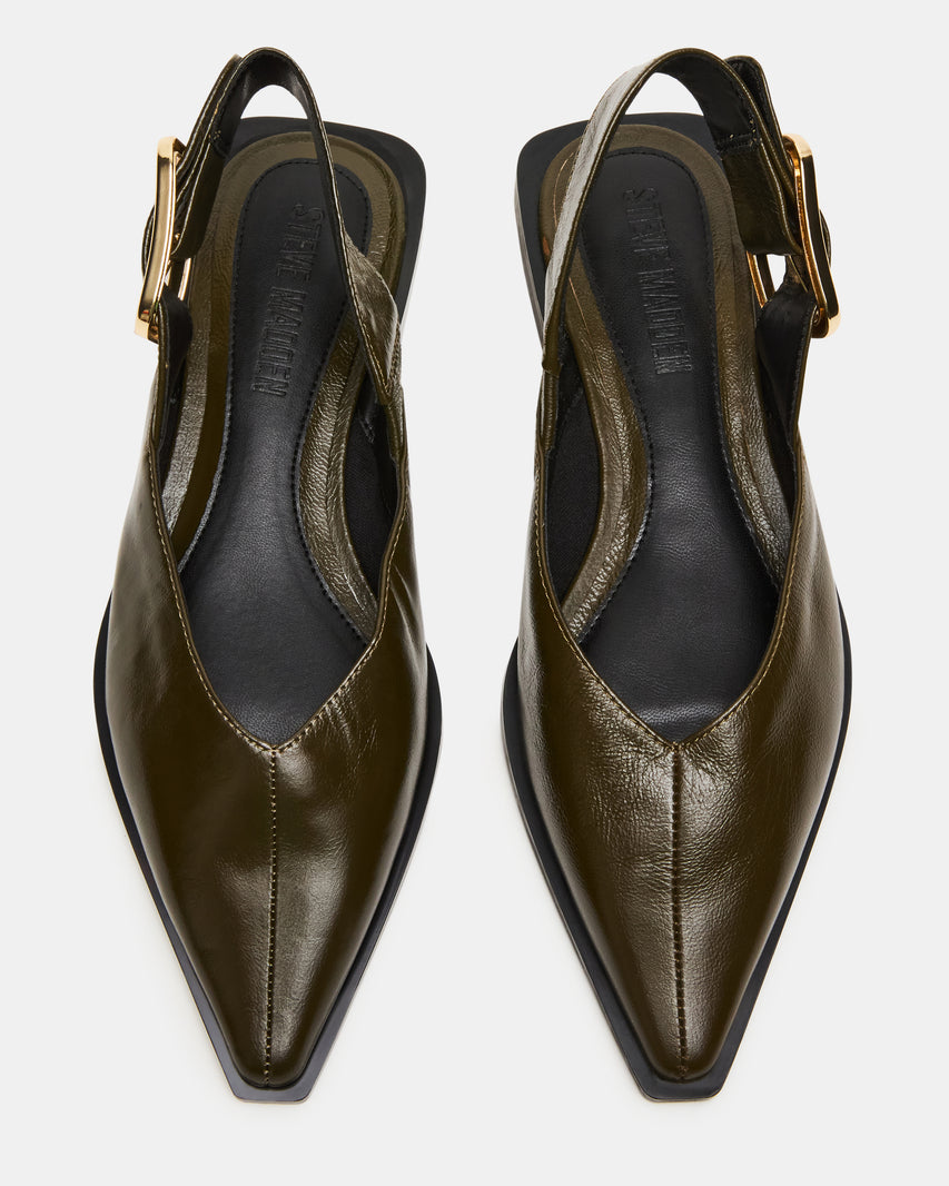 SHAY OLIVE LEATHER - Women's Shoes - Steve Madden Canada - view 4
