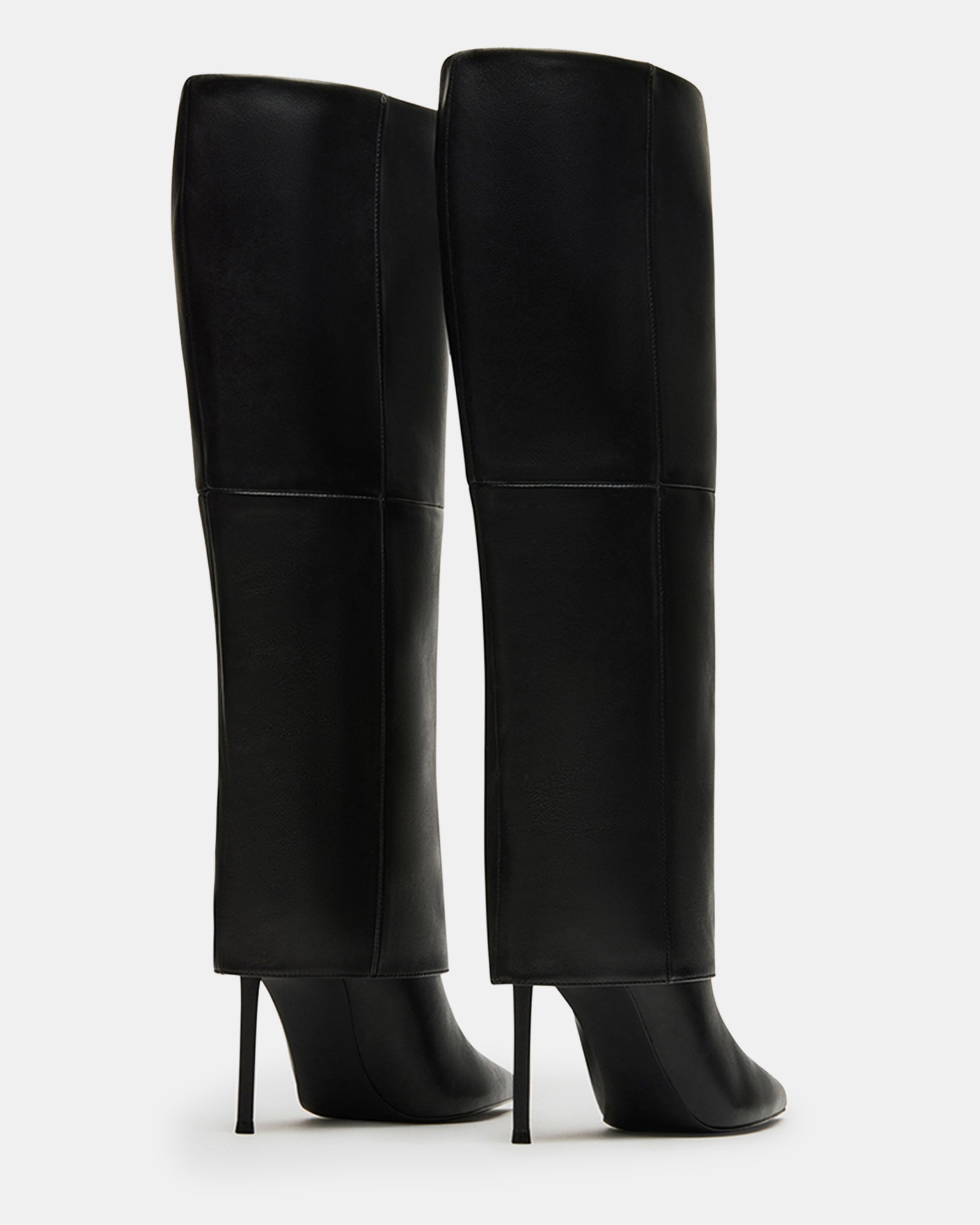 SMITH-W WIDE CALF BLACK LEATHER - Women's Shoes - Steve Madden Canada - view 5