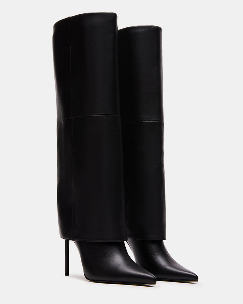 SMITH BLACK LEATHER - Women's Shoes - Steve Madden Canada - view 3