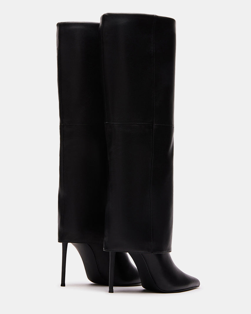 SMITH BLACK LEATHER - Women's Shoes - Steve Madden Canada - view 5