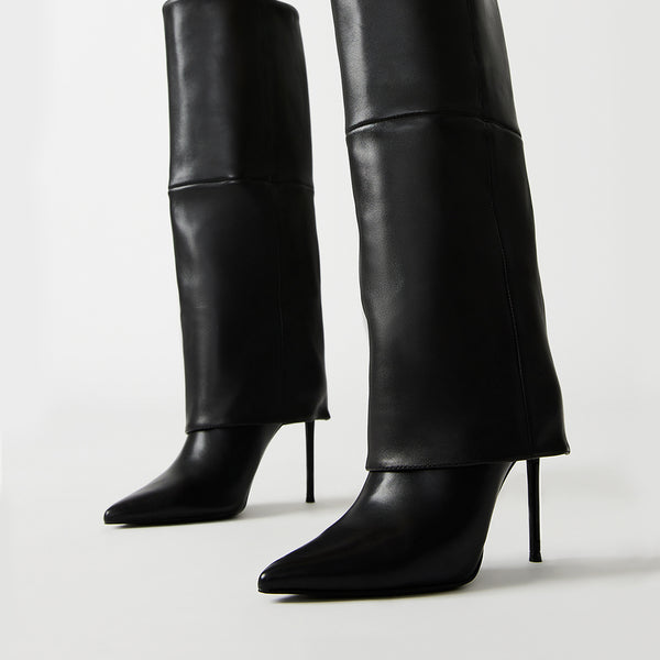 SMITH BLACK LEATHER - Women's Shoes - Steve Madden Canada