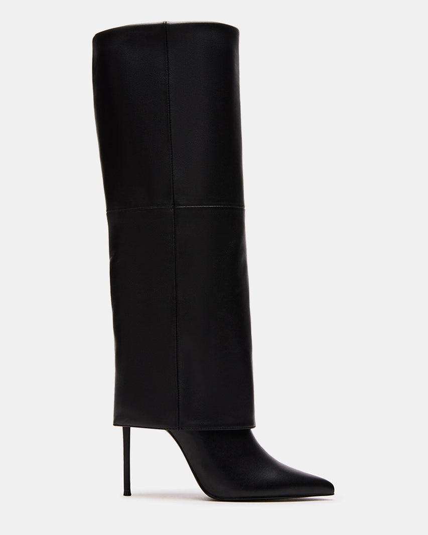 SMITH BLACK LEATHER - Women's Shoes - Steve Madden Canada