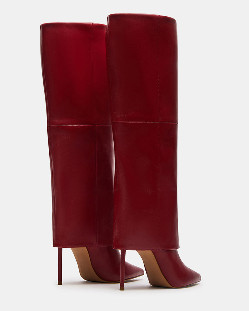 SMITH RED LEATHER - Women's Shoes - Steve Madden Canada