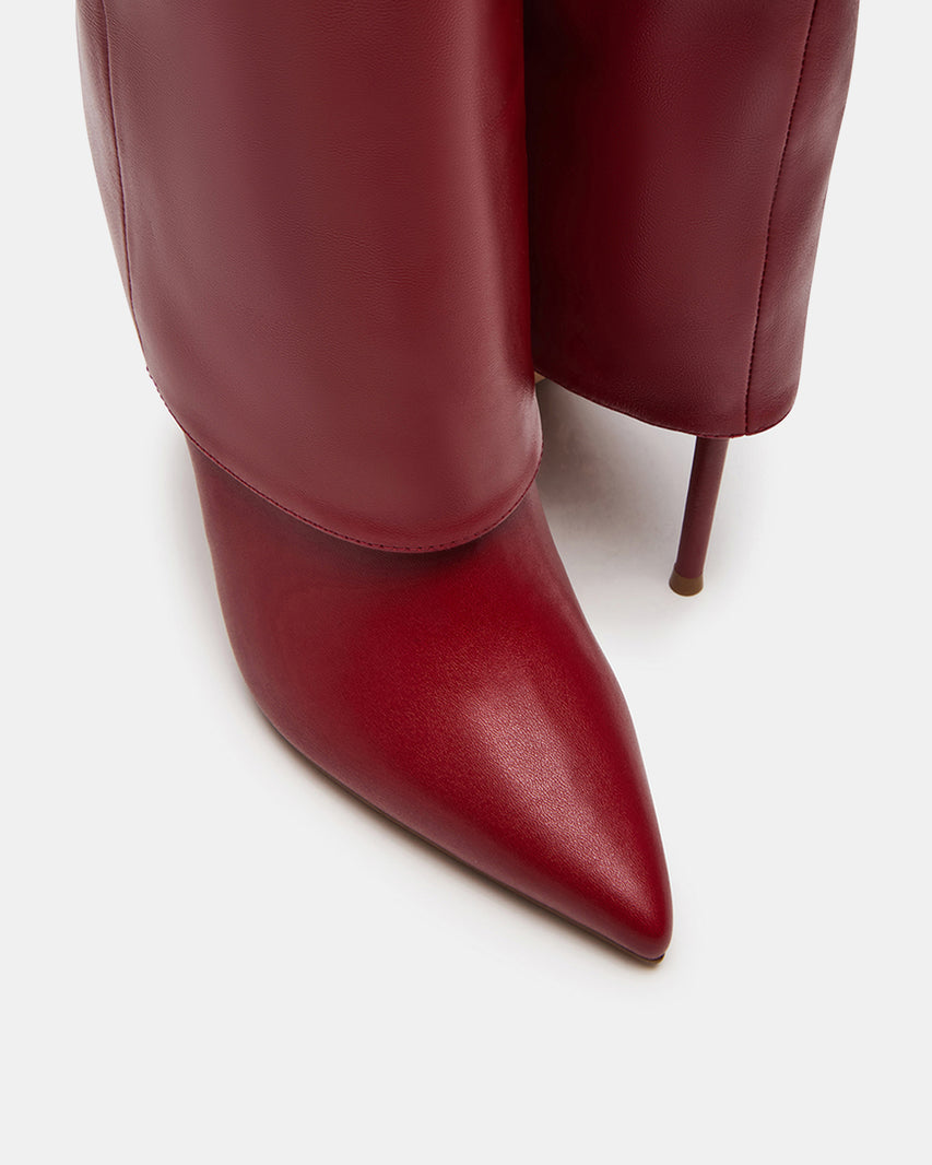 SMITH RED LEATHER - Women's Shoes - Steve Madden Canada