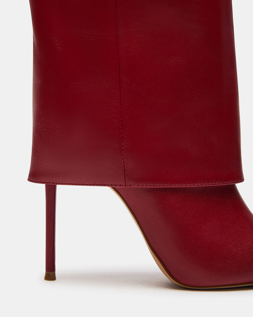 SMITH RED LEATHER - Women's Shoes - Steve Madden Canada