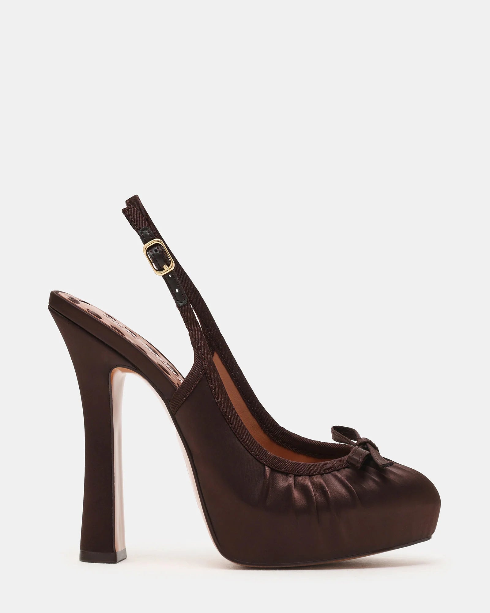 SOFIE BROWN SATIN - Women's Shoes - Steve Madden Canada