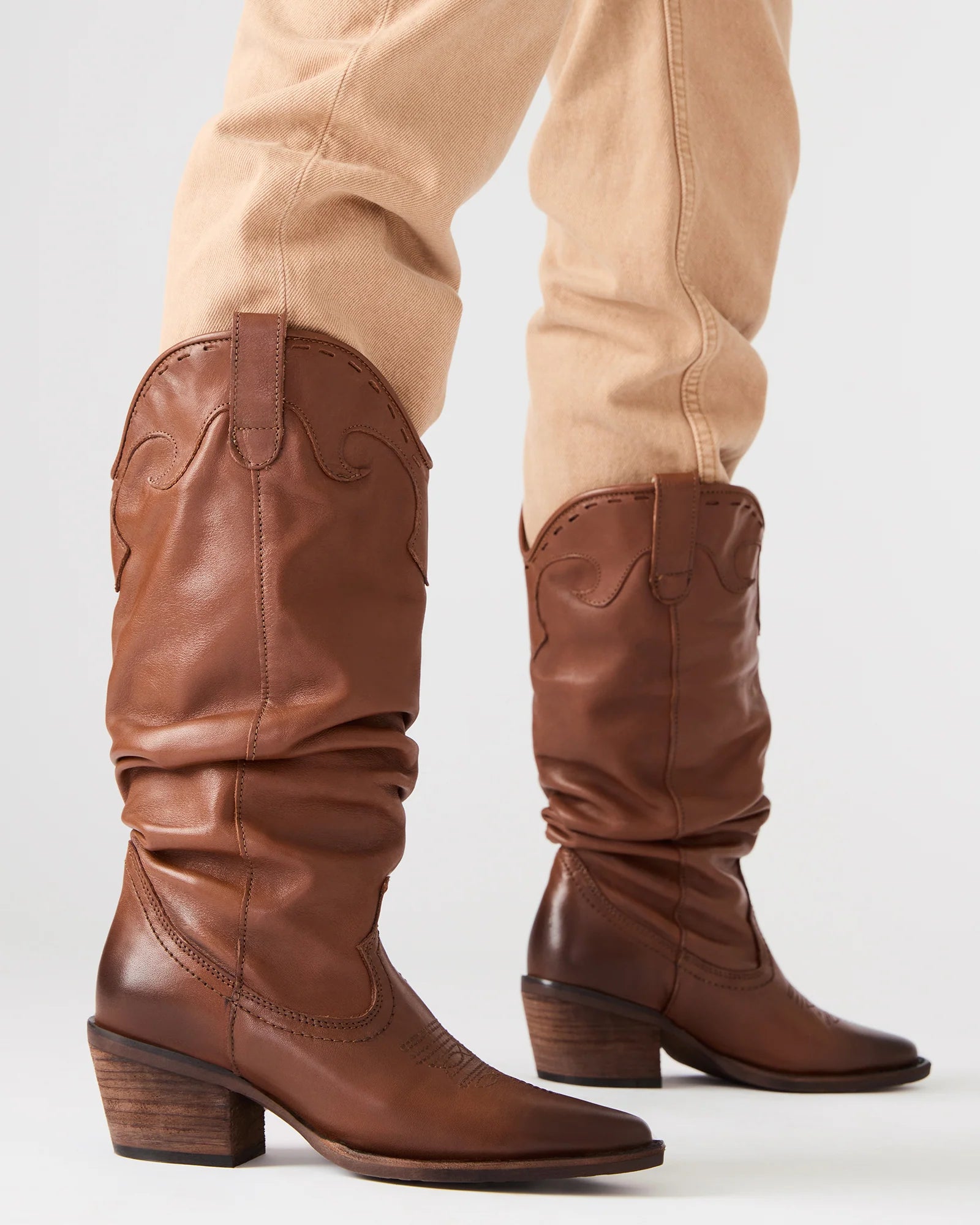 STAGE BROWN LEATHER - Women's Shoes - Steve Madden Canada - view 2