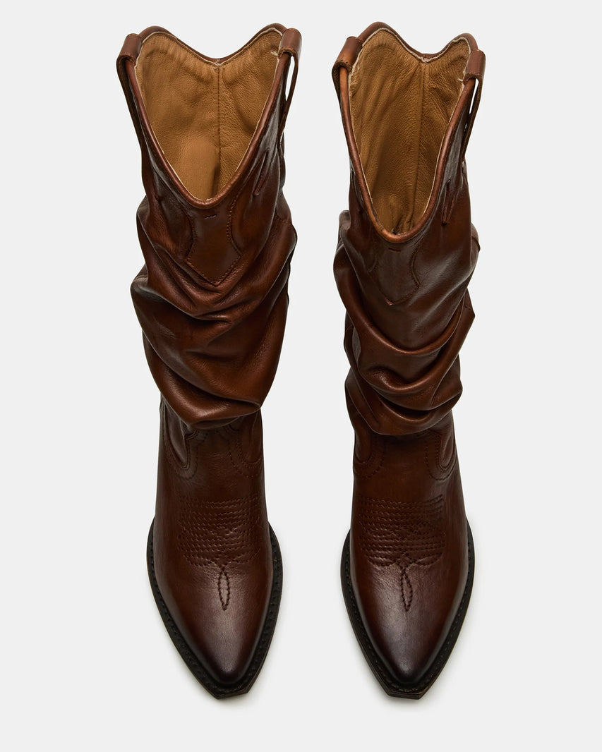 STAGE BROWN LEATHER - Women's Shoes - Steve Madden Canada - view 5
