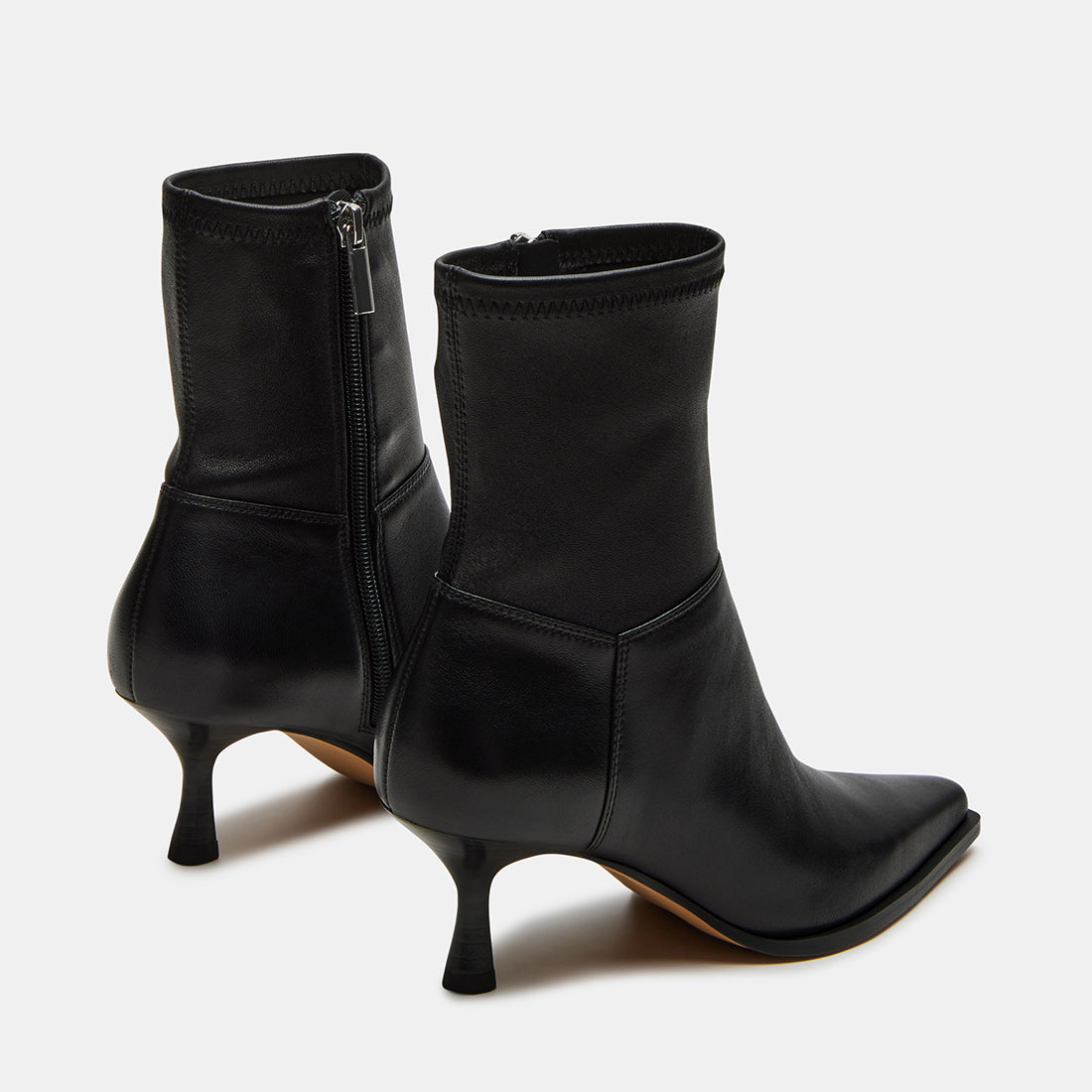 Steve Madden Women's Stecy Leather Open Toe Casual Ankle Black Size 10 main image 0
