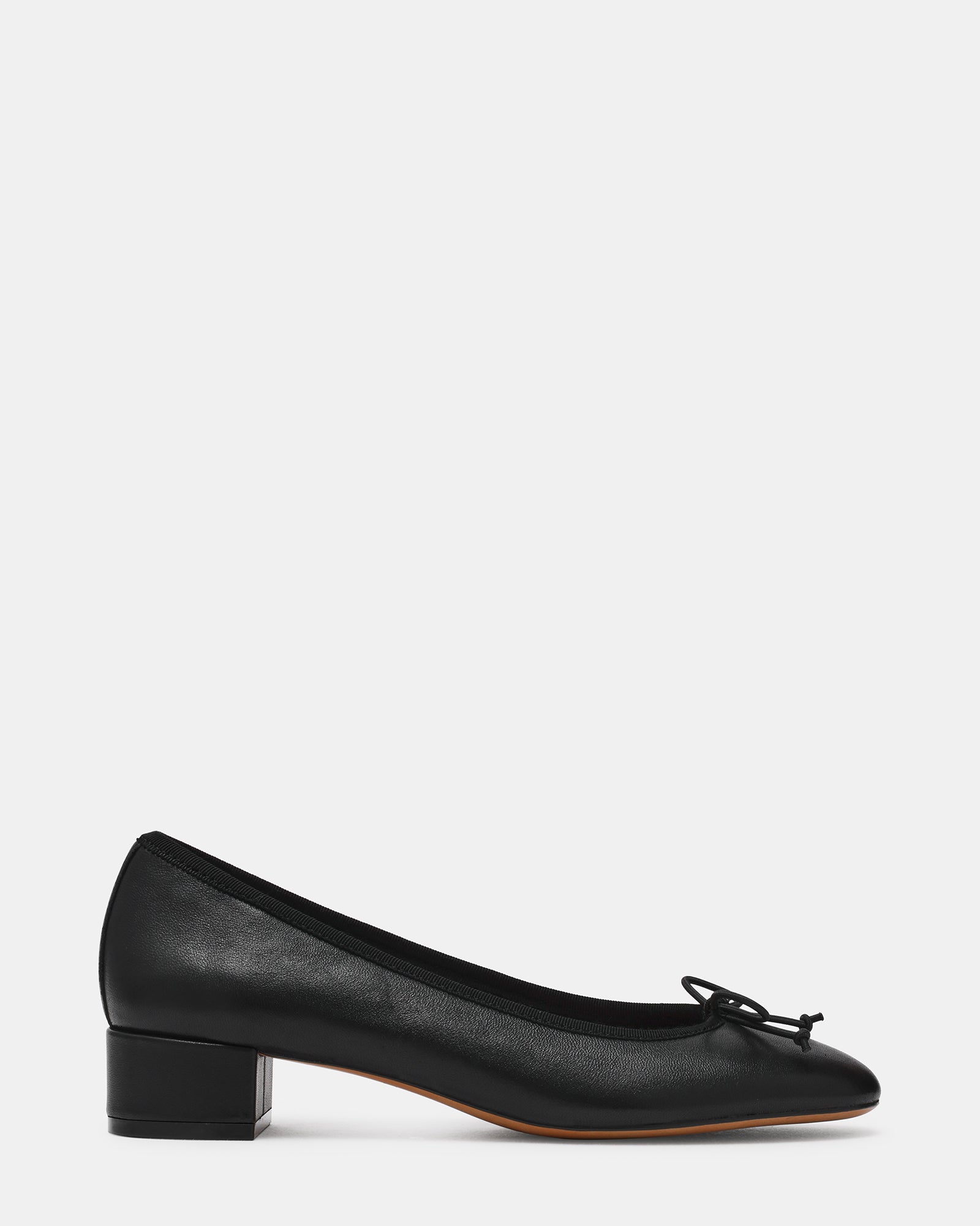 STEFFI BLACK LEATHER - Women's Shoes - Steve Madden Canada