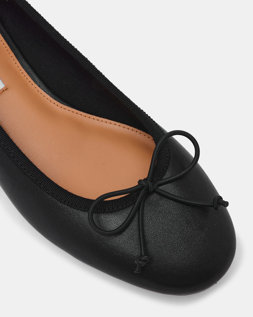 STEFFI BLACK LEATHER - Women's Shoes - Steve Madden Canada - view 3