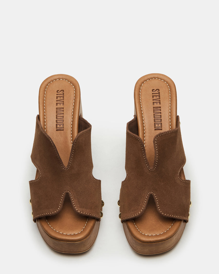 SUNKISSED BROWN SUEDE - Women's Shoes - Steve Madden Canada