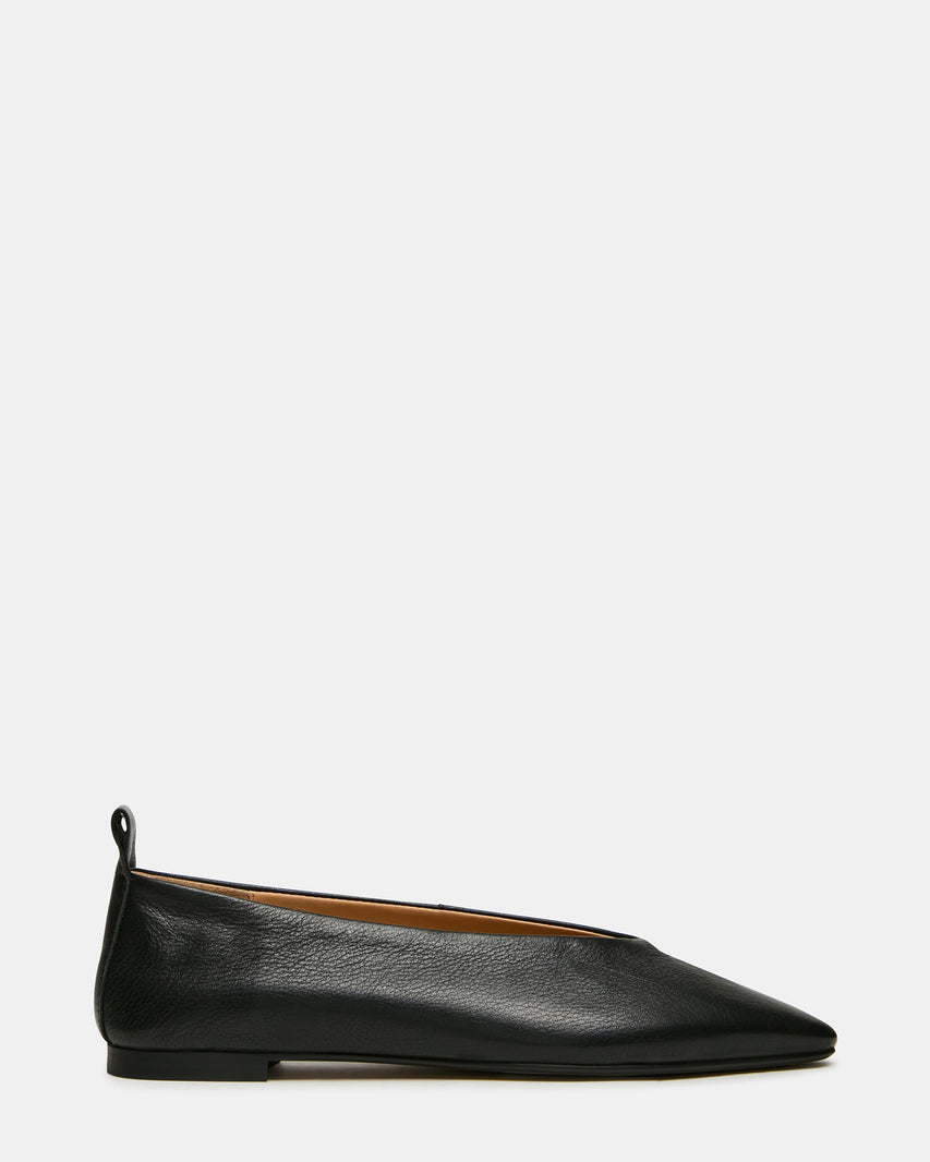 SWANKY BLACK LEATHER - Women's Shoes - Steve Madden Canada