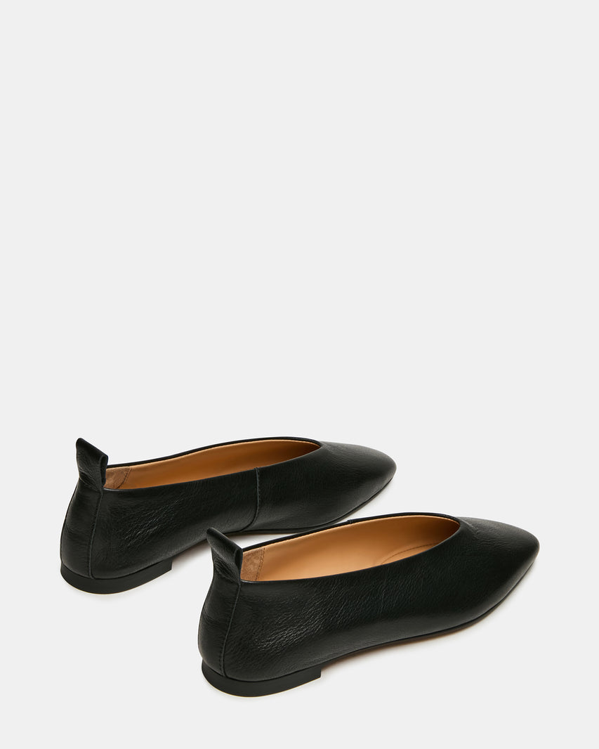 SWANKY BLACK LEATHER - Women's Shoes - Steve Madden Canada - view 5