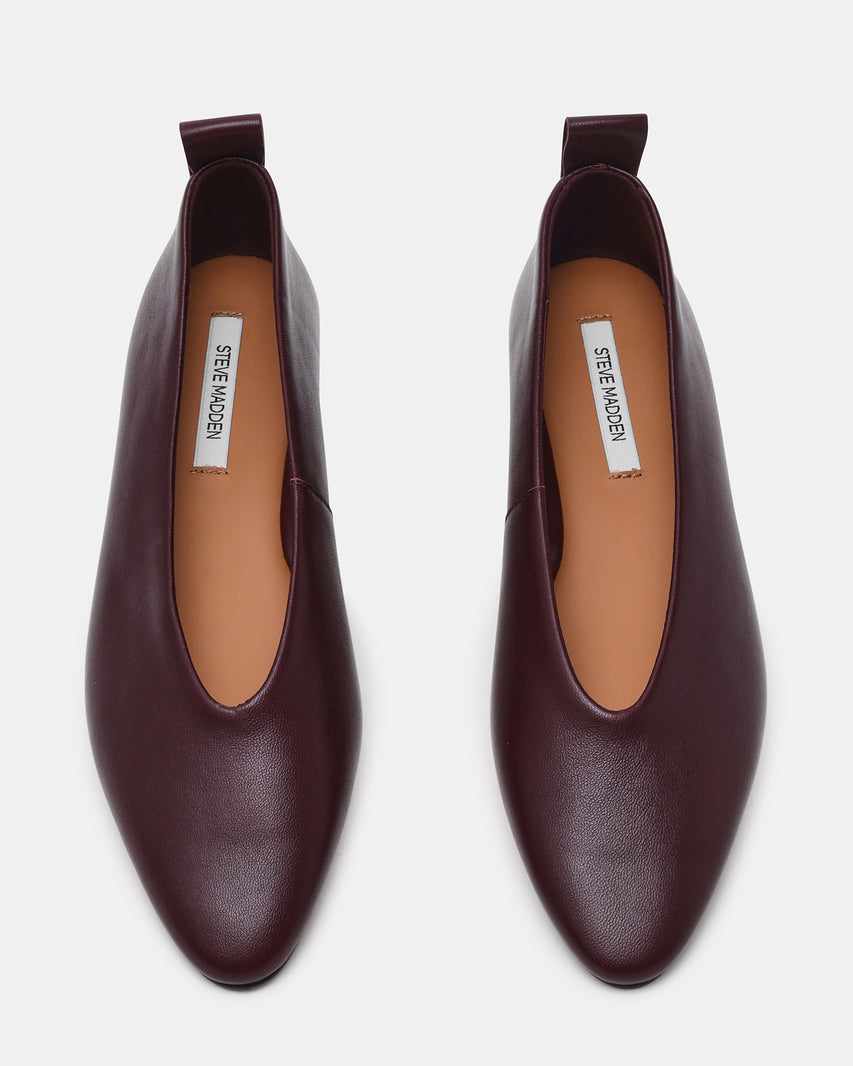 SWANKY PLUM LEATHER - Women's Shoes - Steve Madden Canada - view 4