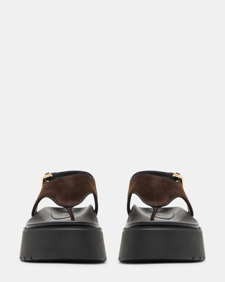 TABOR BROWN SUEDE - Women's Shoes - Steve Madden Canada - view 3