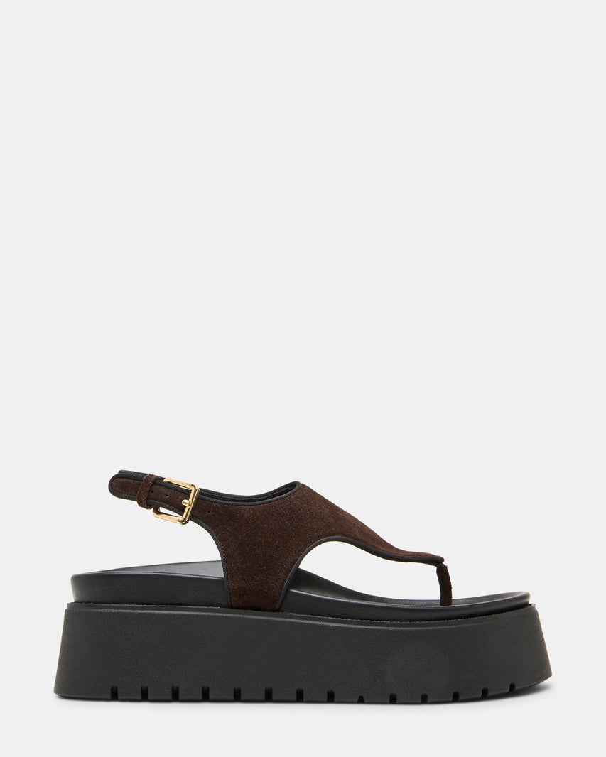 TABOR BROWN SUEDE - Women's Shoes - Steve Madden Canada