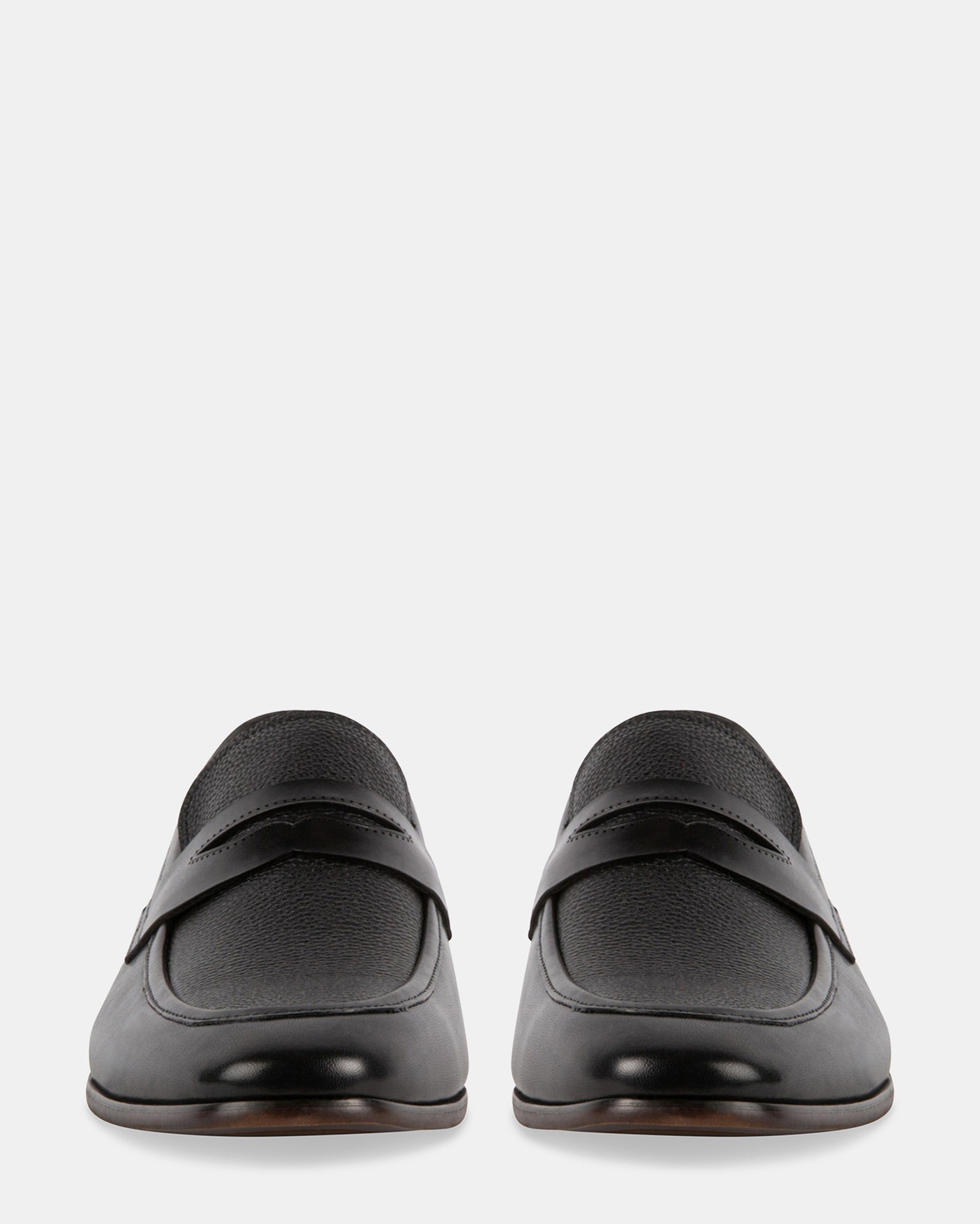 TAVER BLACK LEATHER - Men's Shoes - Steve Madden Canada