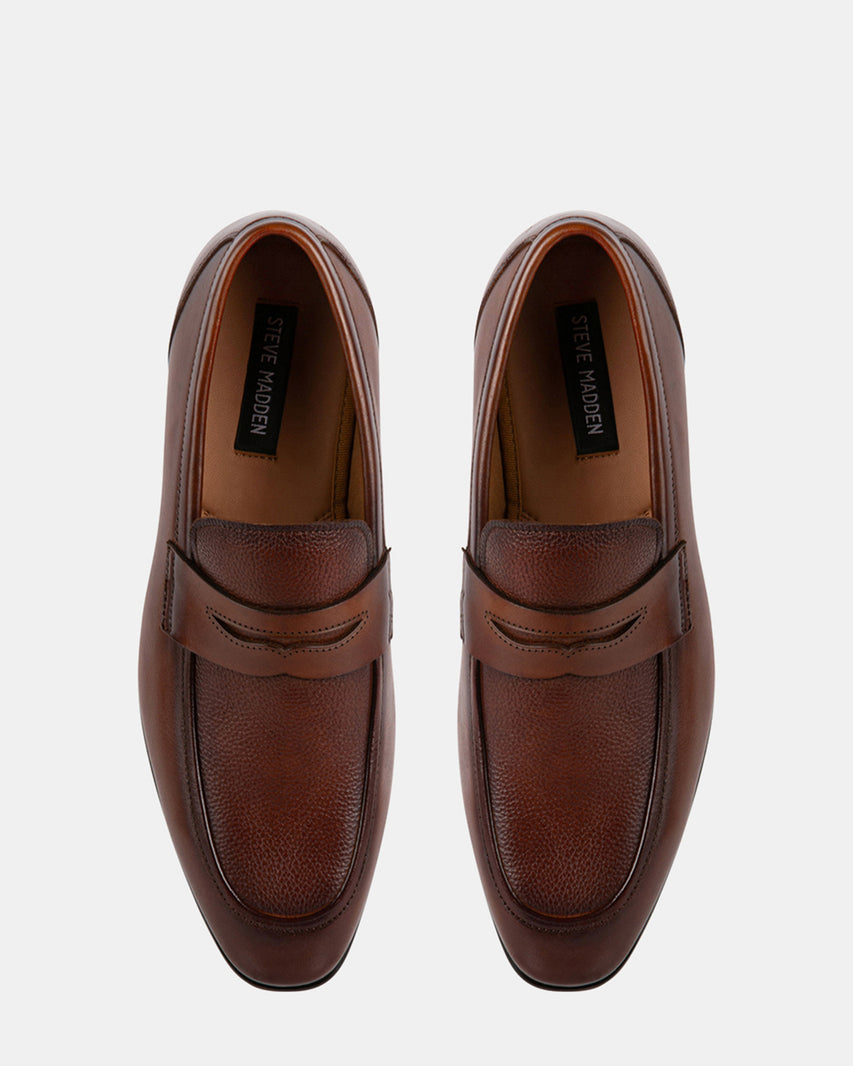 TAVER TAN LEATHER - Men's Shoes - Steve Madden Canada