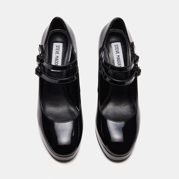 TIARA BLACK PATENT - Women's Shoes - Steve Madden Canada