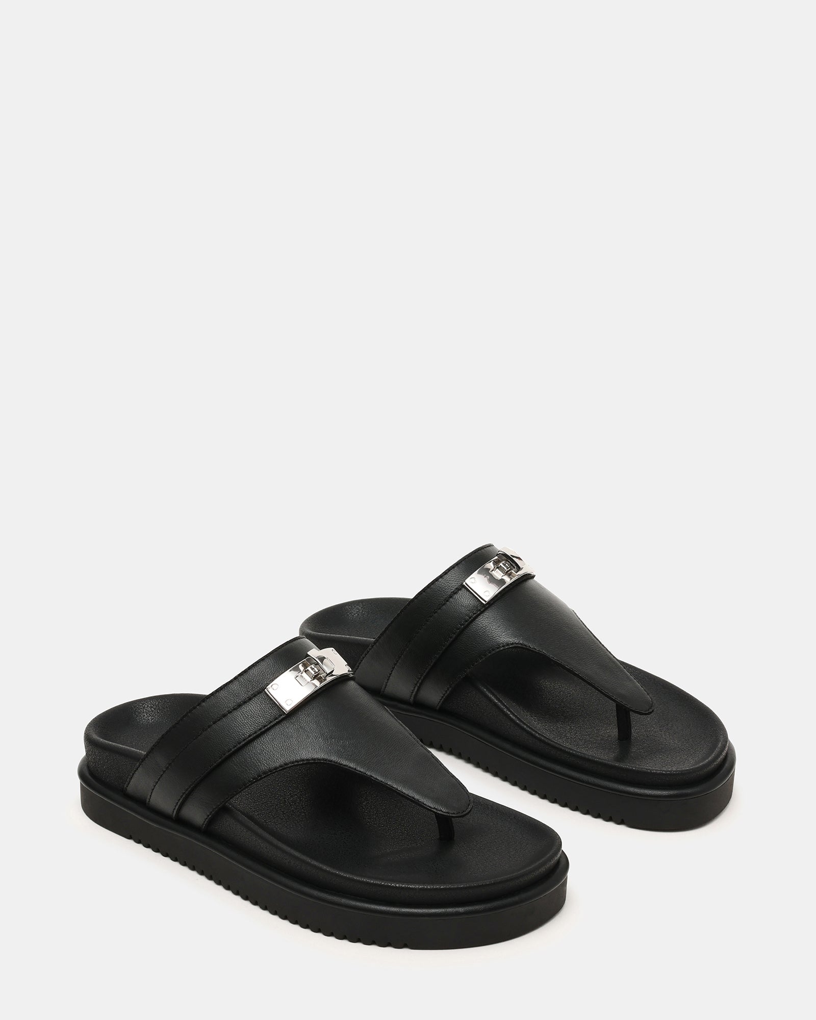TIBBY BLACK LEATHER - Women's Shoes - Steve Madden Canada - view 2