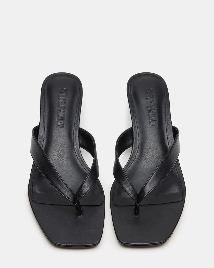 TRACIE BLACK LEATHER - Women's Shoes - Steve Madden Canada - view 5