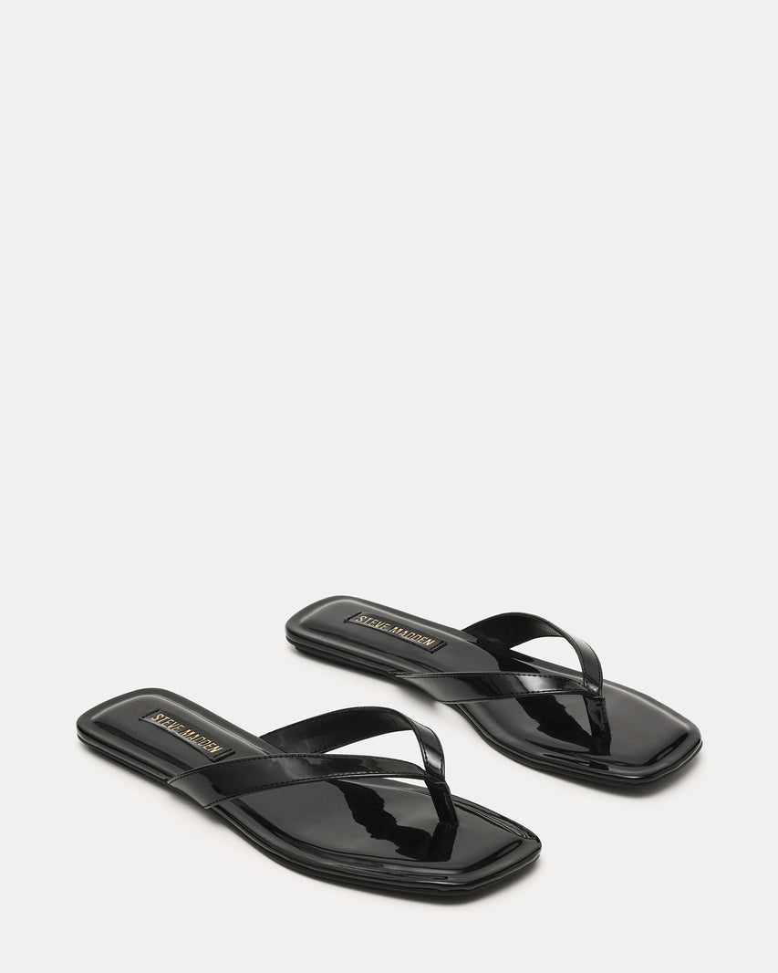 TRELLA BLACK PATENT - Women's Shoes - Steve Madden Canada - view 3