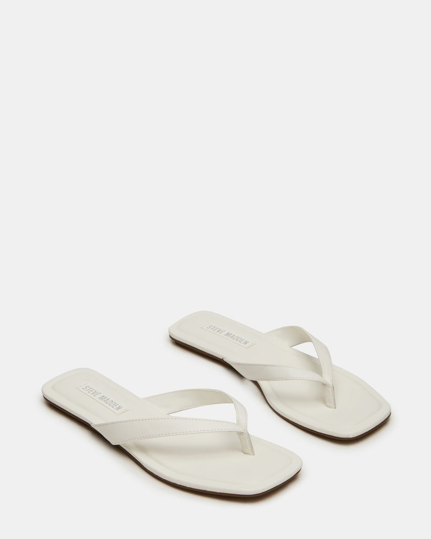 TRELLA WHITE LEATHER - Women's Shoes - Steve Madden Canada - view 2