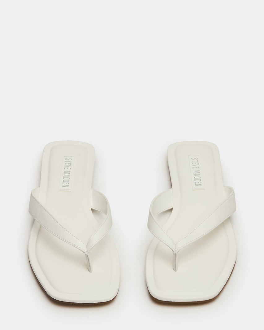 TRELLA WHITE LEATHER - Women's Shoes - Steve Madden Canada - view 4