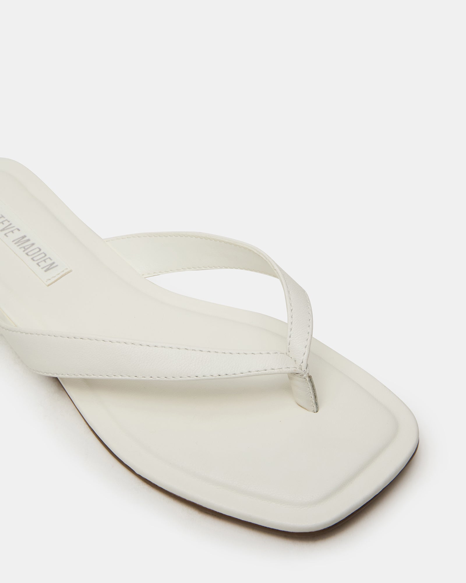 TRELLA WHITE LEATHER - Women's Shoes - Steve Madden Canada - view 3