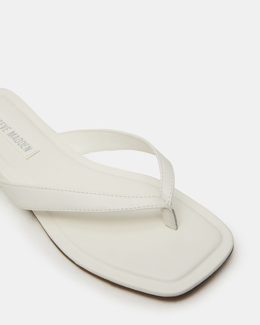 TRELLA WHITE LEATHER - Women's Shoes - Steve Madden Canada - view 3