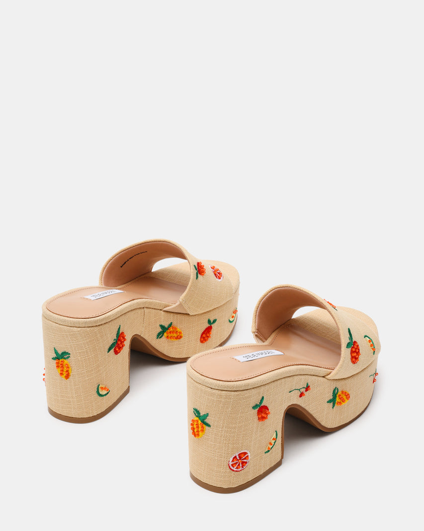TRIPPY-E NATURAL MULTI - Women's Shoes - Steve Madden Canada - view 7