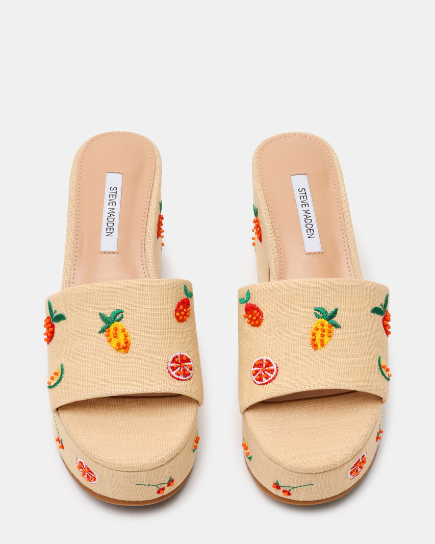 TRIPPY-E NATURAL MULTI - Women's Shoes - Steve Madden Canada - view 6