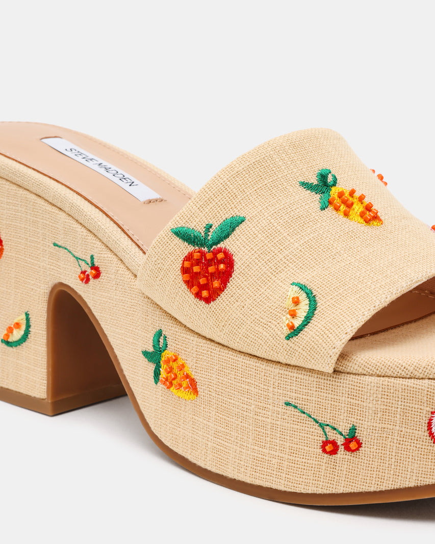 TRIPPY-E NATURAL MULTI - Women's Shoes - Steve Madden Canada - view 4