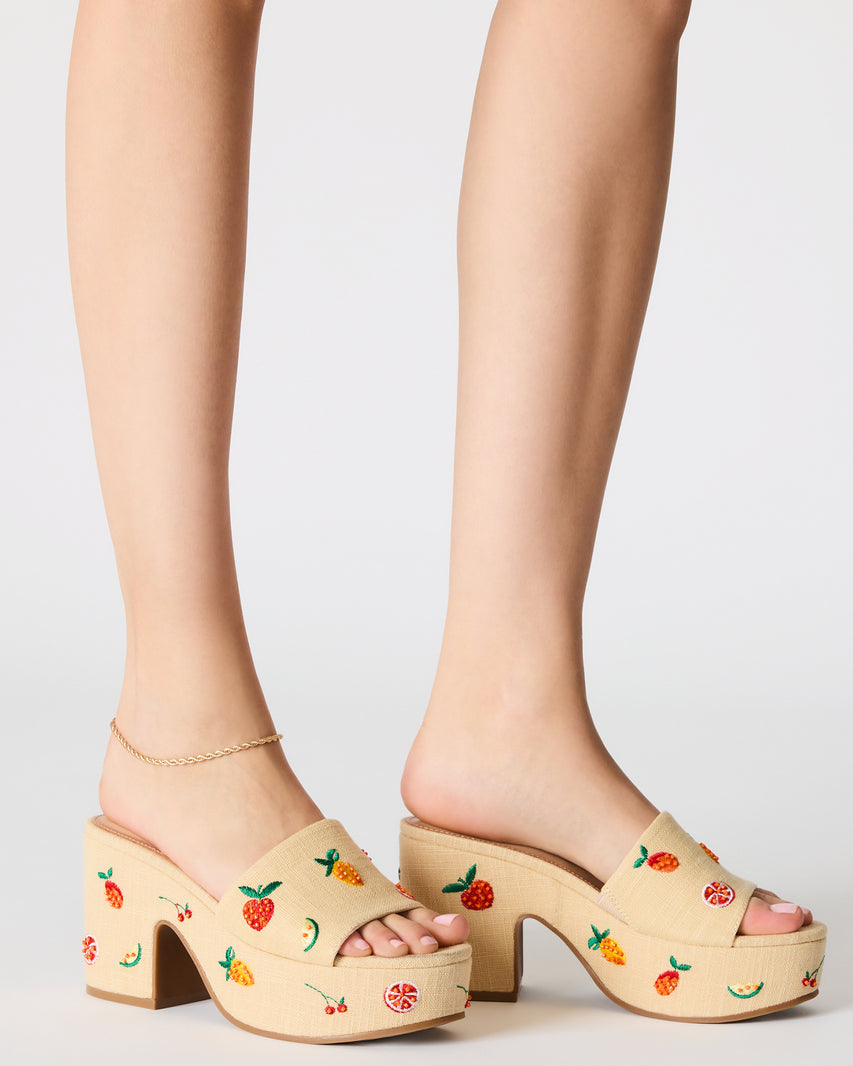 TRIPPY-E NATURAL MULTI - Women's Shoes - Steve Madden Canada - view 2