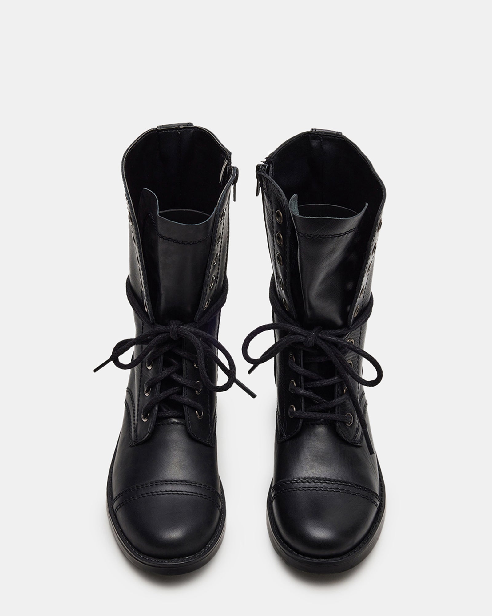 Shoe Women's Troopa Combat Boots Steve Madden Troopa Black