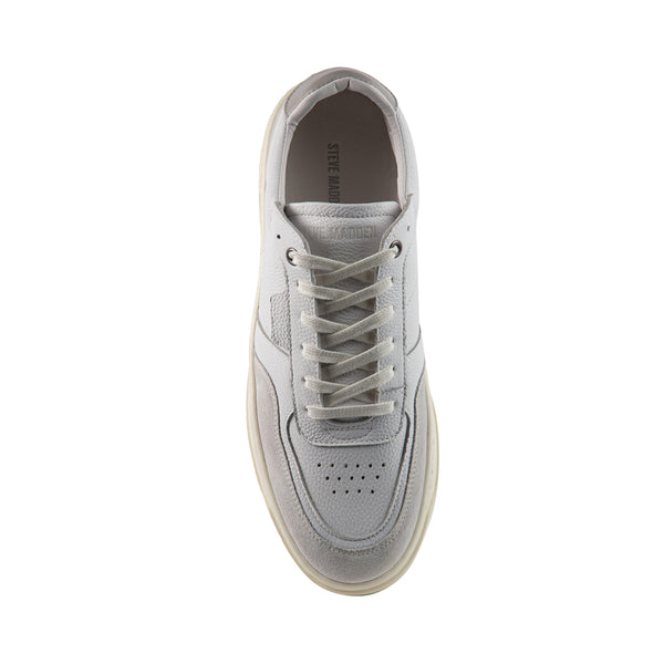 TROVVO WHITE LEATHER - Men's Shoes - Steve Madden Canada
