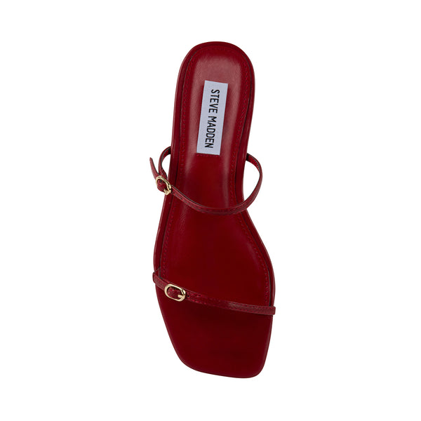 TUNDRA RED LEATHER - Women's Shoes - Steve Madden Canada