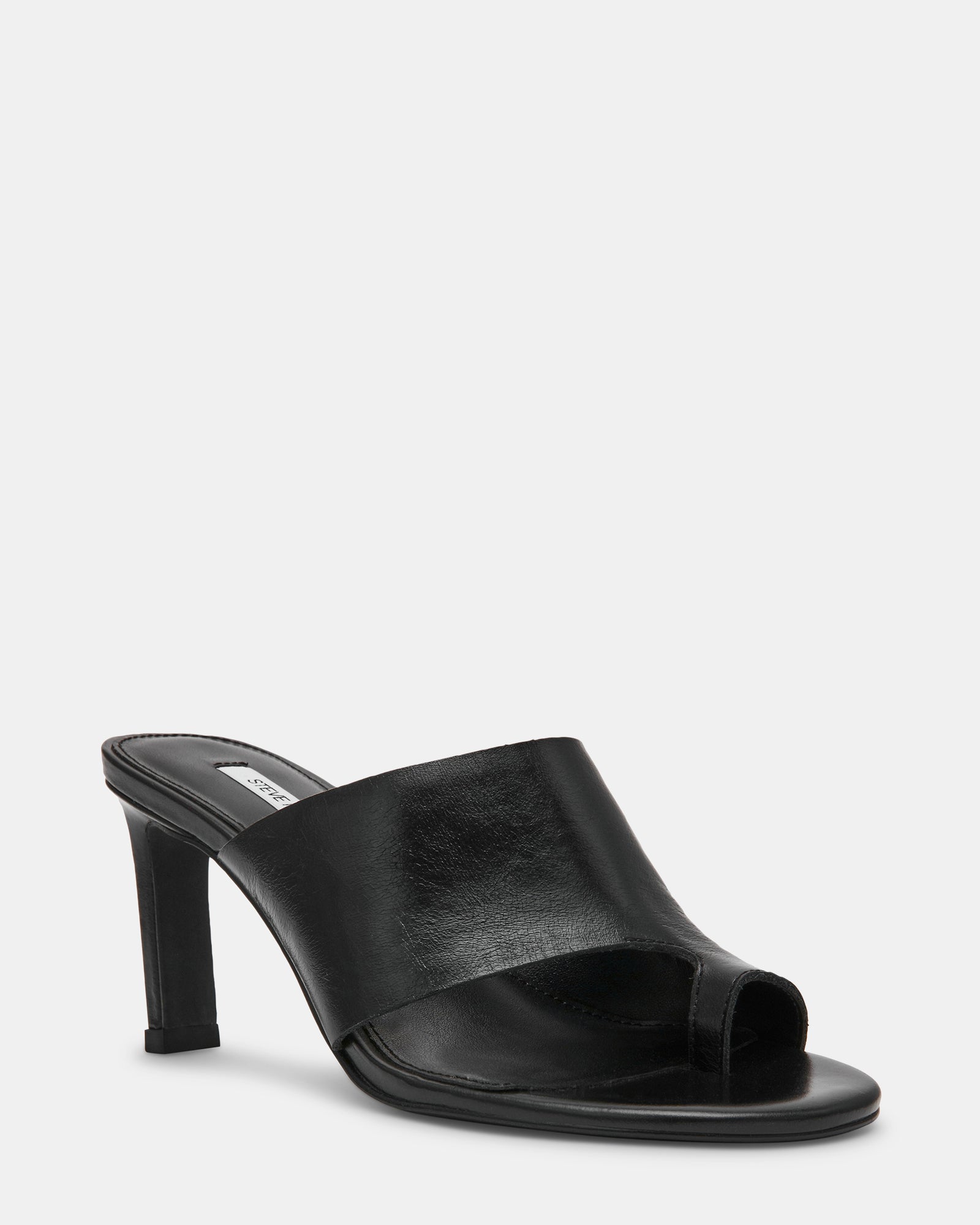 VALENTIN BLACK LEATHER - Women's Shoes - Steve Madden Canada - view 2