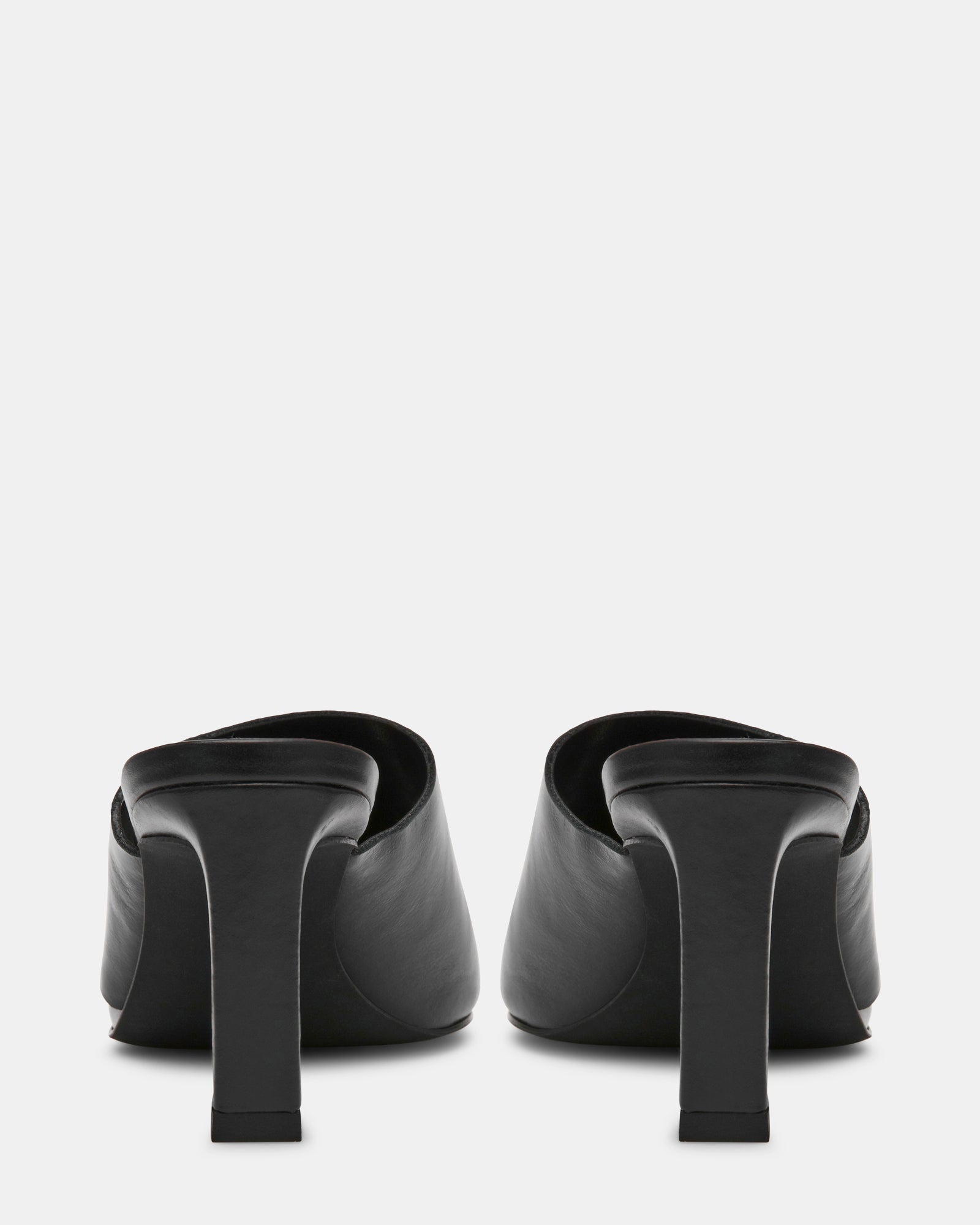 VALENTIN Black Leather Toe-Ring Heels | Women's Designer Shoes