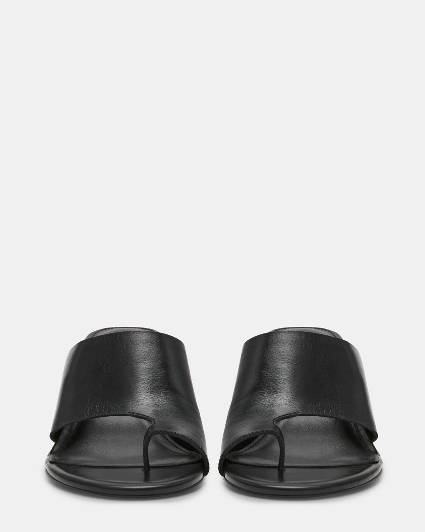 VALENTIN BLACK LEATHER - Women's Shoes - Steve Madden Canada - view 3