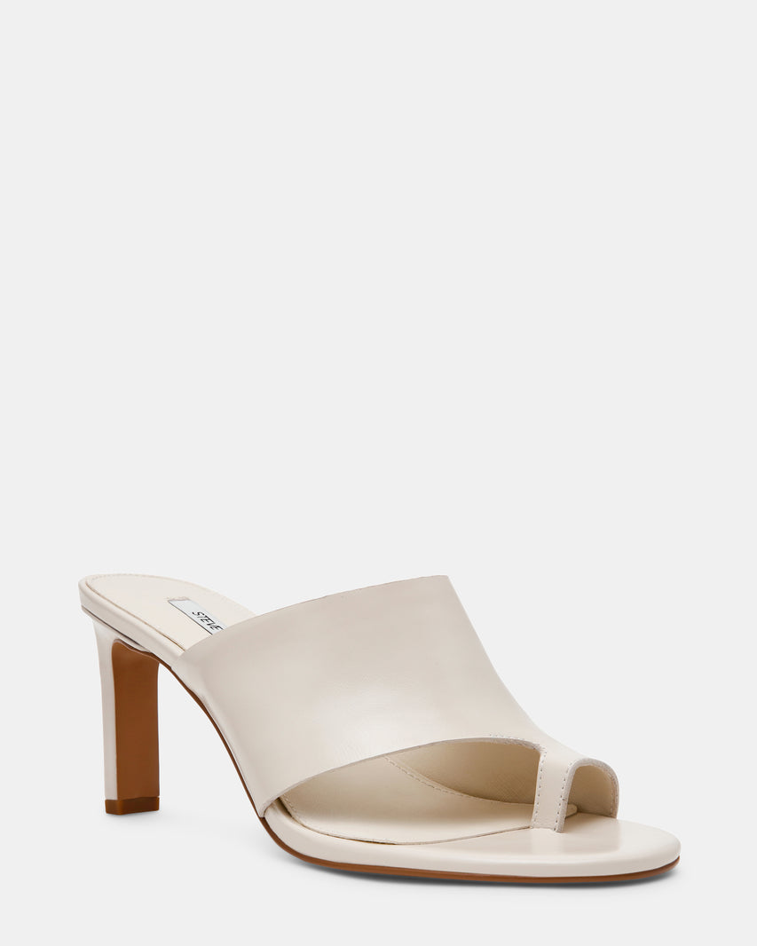 VALENTIN WHITE LEATHER - Women's Shoes - Steve Madden Canada - view 2