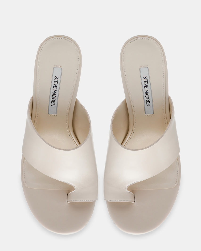 VALENTIN WHITE LEATHER - Women's Shoes - Steve Madden Canada - view 4