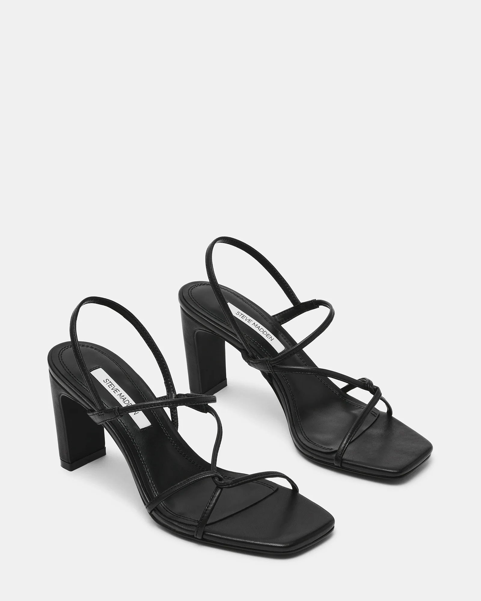 VINETIA BLACK LEATHER - Women's Shoes - Steve Madden Canada - view 3