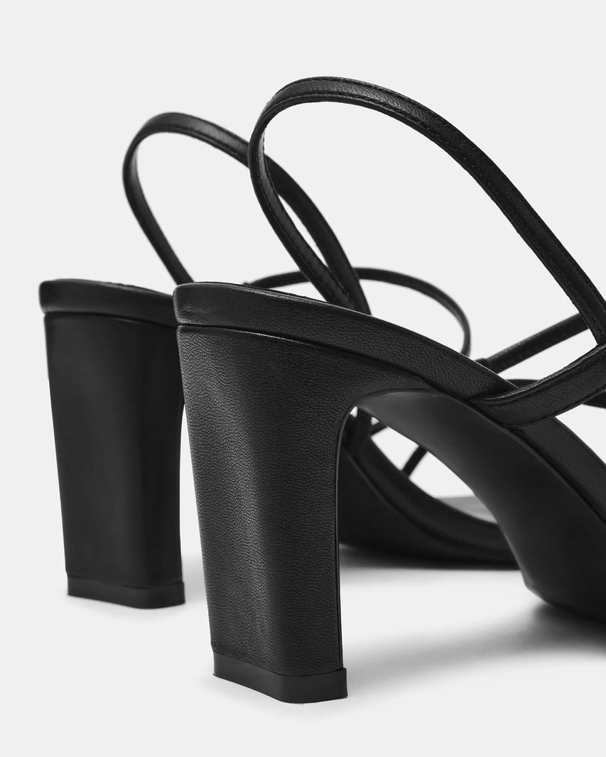 VINETIA BLACK LEATHER - Women's Shoes - Steve Madden Canada - view 4